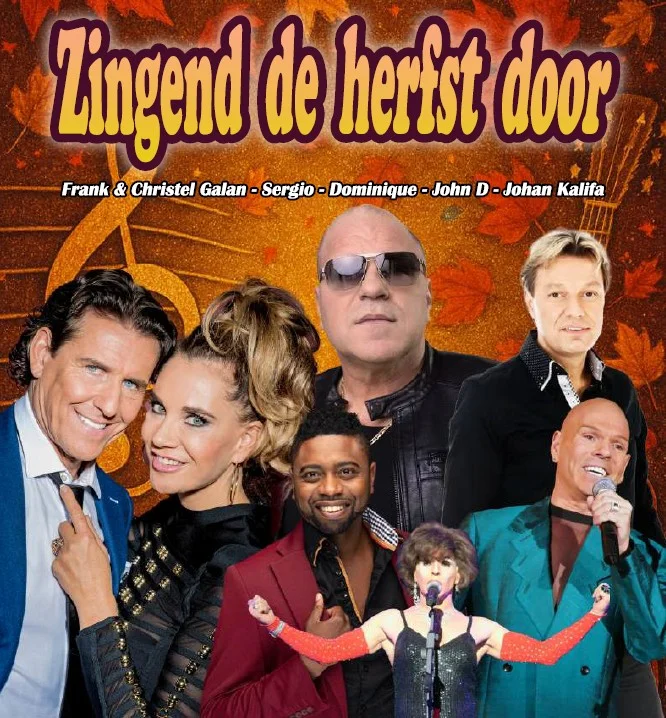 Zingend de herfst door