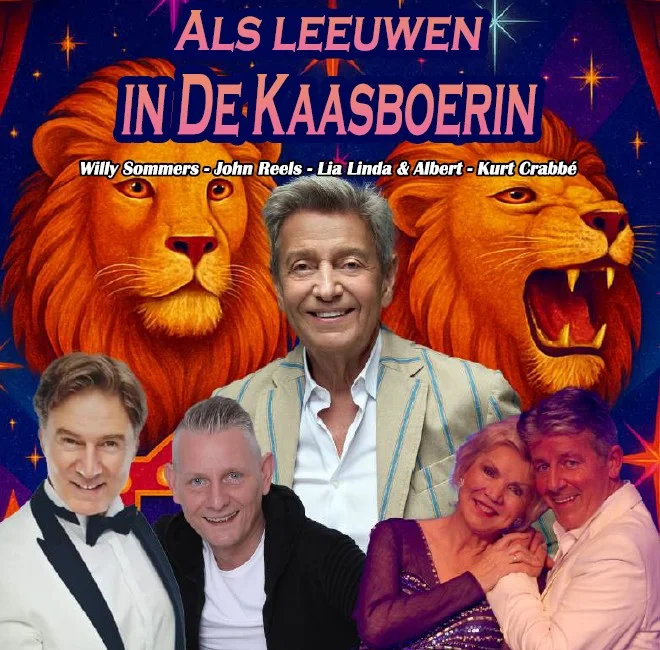 Als leeuwen in de Kaasboerin